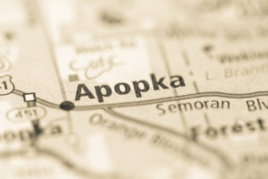 Photo of a map of Apopka