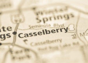 Photo of a map of Casselberry