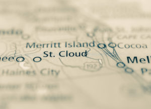 Photo of a map of St Cloud