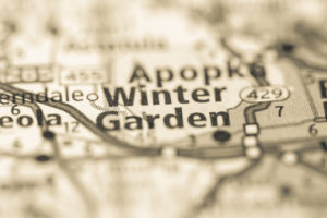 Photo of a map of Winter Garden